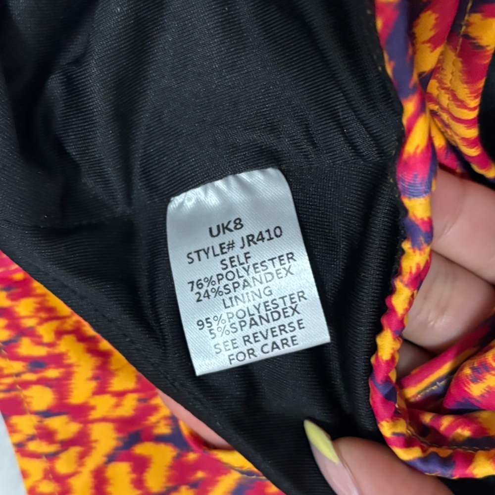 NWT MURCI Women’s Vibrant Multicolor One piece Swimsuit - Picture 9 of 9